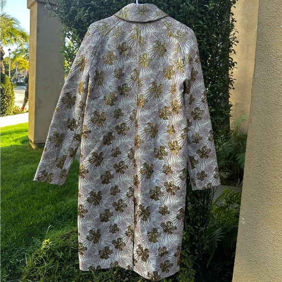 ASOS  Metallic Floral Embroidered Slim Coat 
Size 0 New With Tags! - Picture 9 of 13